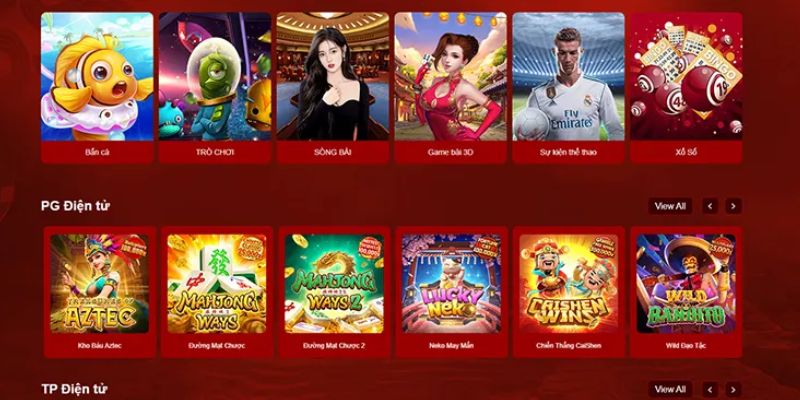 Nhiều game casino chuẩn dành cho người chơi